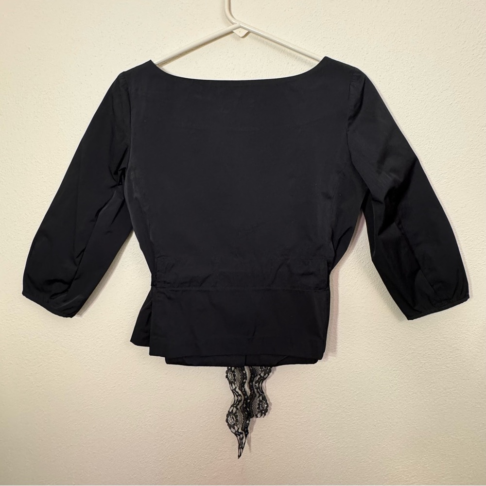 Theory Cropped Belted Blazer - Picture 11 of 16